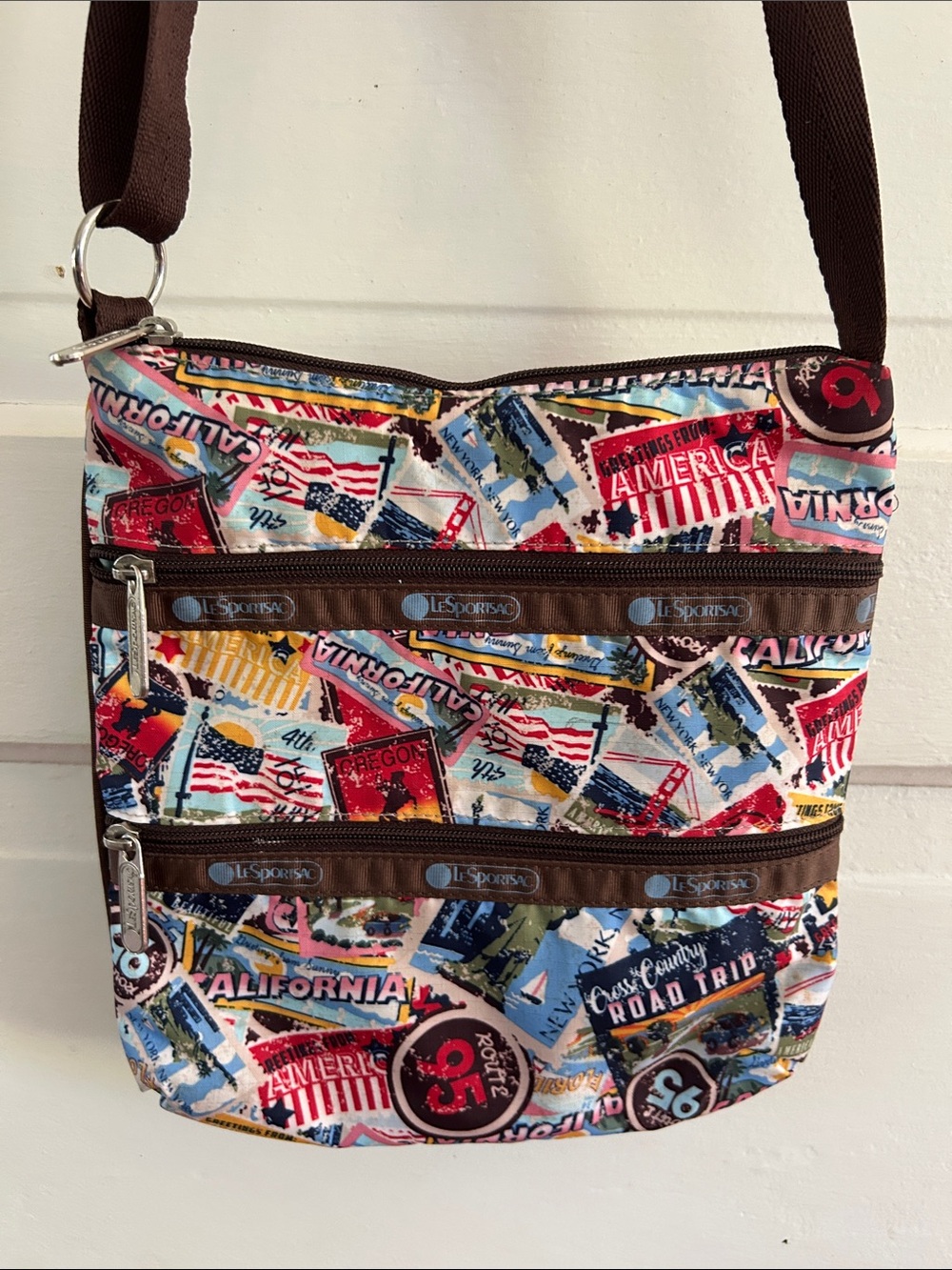 LeSportsac Multicolor Travel Crossbody Bag Purse